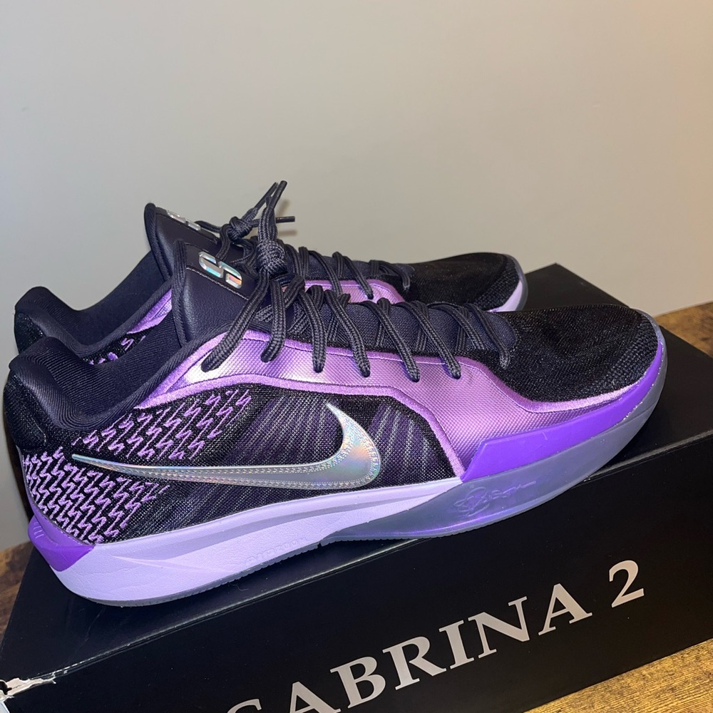 Nike Purple and Black Sneakers